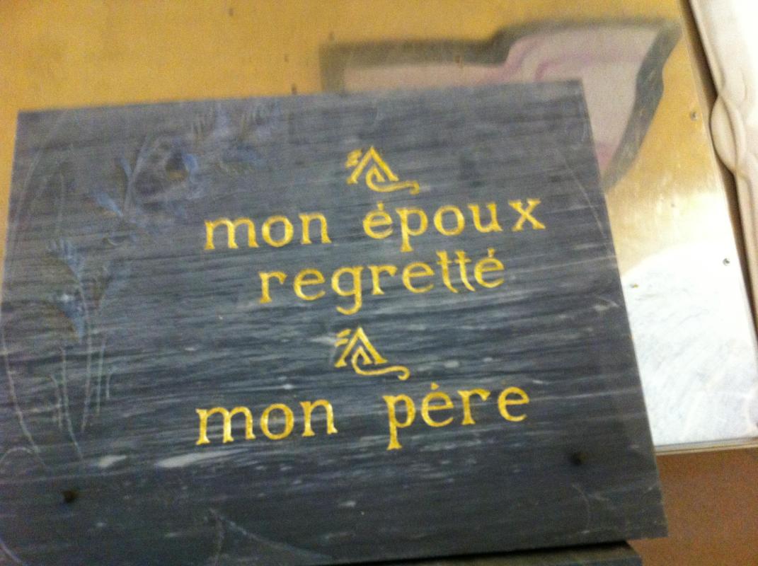 plaque dorure